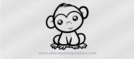 Cute Monkey Decal